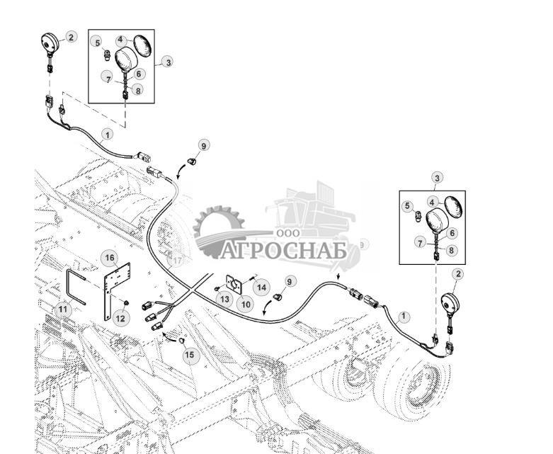 Жгут проводов, освещение (для Европы) ( - 775100) - ST903315 85.jpg